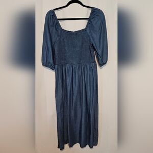 C&C California Blue Midi Dress